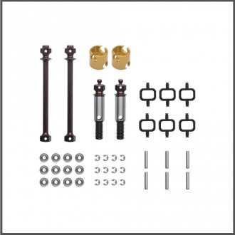 DJC BB driveshaft set (2) (SER401934) SPARE PARTS SERPENT