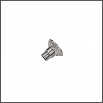 Centax clutchbell 1/8 alu nickel coated V2 (SER903717) (1) Spare Parts Serpent