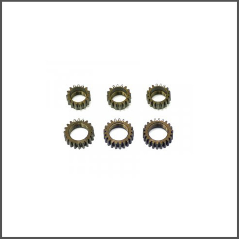 Centax-3 gear-pinion alu set wc (6) V2 (SER804387) (1) Spare Parts Serpent