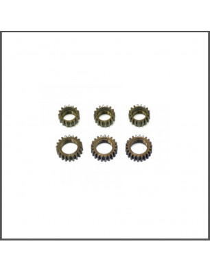 Centax-3 gear-pinion alu set wc (6) V2 (SER804387) (1) Spare Parts Serpent