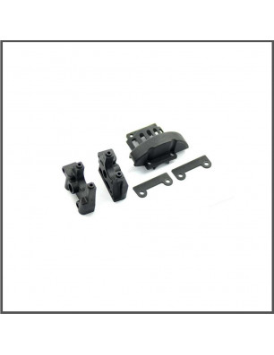 Center diff holder parts (3) (SER600119) Spare Parts Serpent