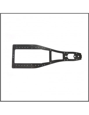 Chassis carbon F110 SF4 (SER411393) (1) Spare Parts Serpent