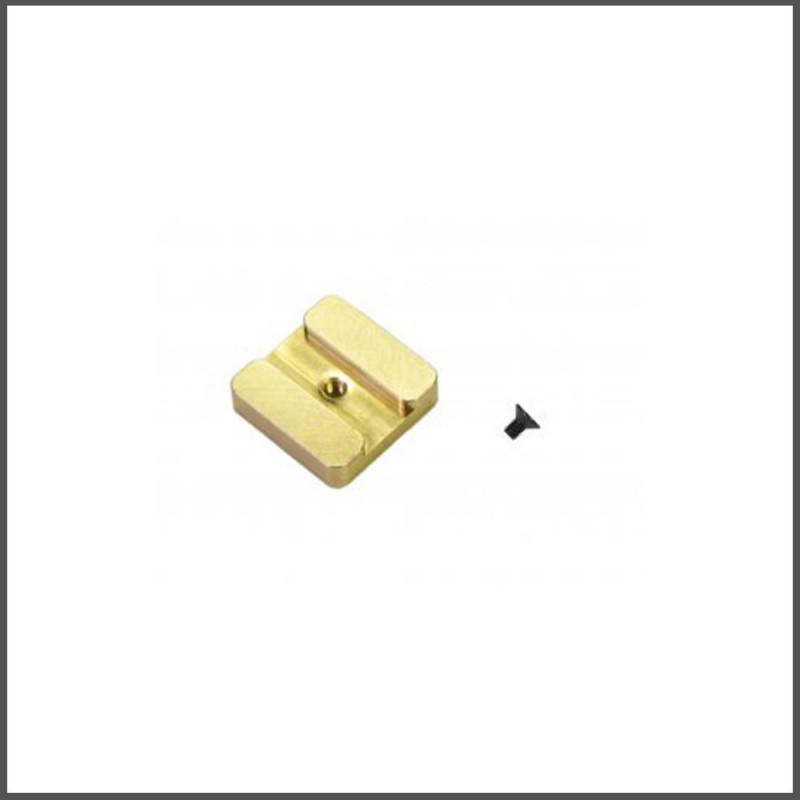 Chassis weight 14gr brass S989 (SER903759) SPARE PARTS SERPENT