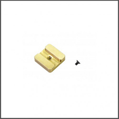 Chassis weight 14gr brass S989 (SER903759) SPARE PARTS SERPENT