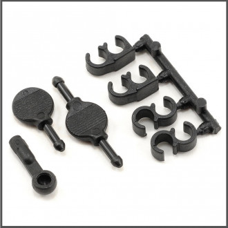 Clip/plug set for fuel tube Spare Parts Serpent