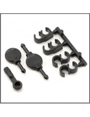 Clip/plug set for fuel tube Spare Parts Serpent