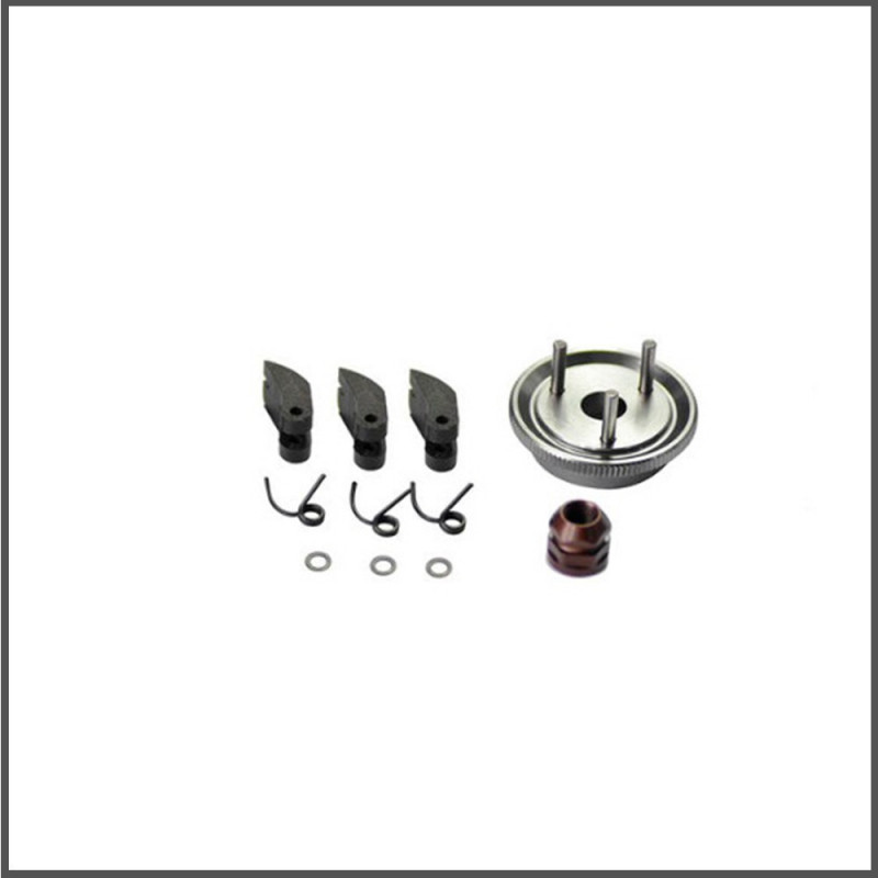 Clutch set 3-pin carbon (SER600567) Spare Parts Serpent