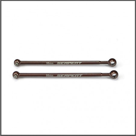 Driveshaft 98mm (2) (SER600102) (1) SPARE PARTS SERPENT