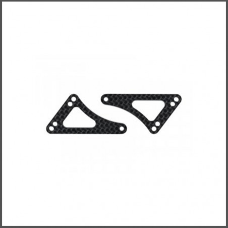 Heave bracket FR carbon S989 SPARE PARTS SERPENT