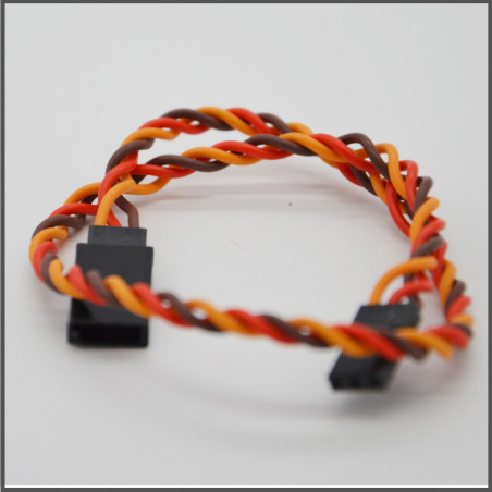 TWISTED FUTABA WIRE EXTENSION 300MM RADIO/SERVO BLISS