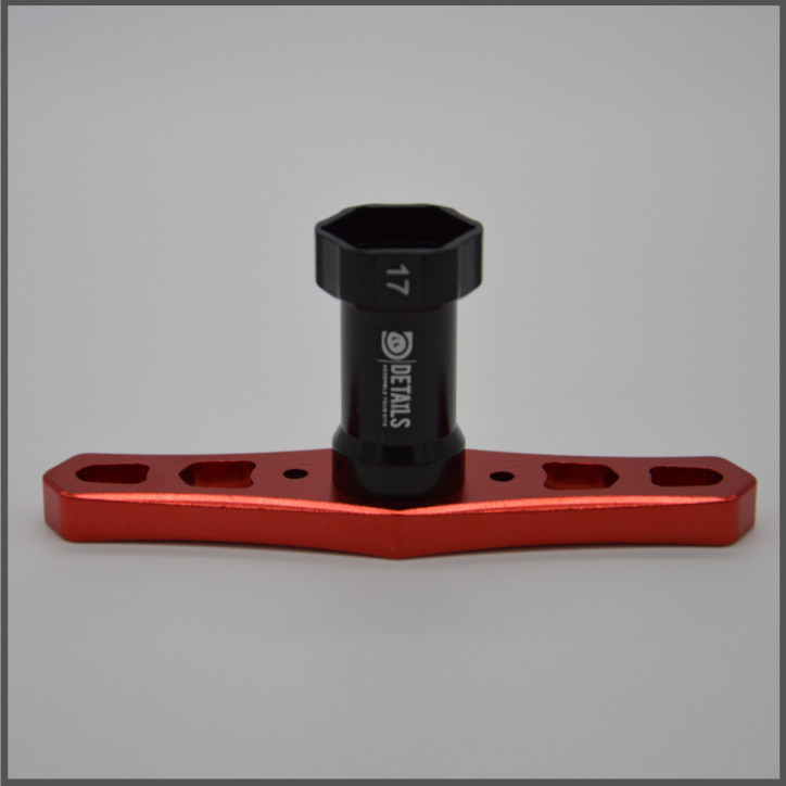 Tyres wrench -  red 17mm (BLI019)