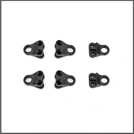 Pivot adaptors fr (2+4) F110 SF2 SPARE PARTS SERPENT