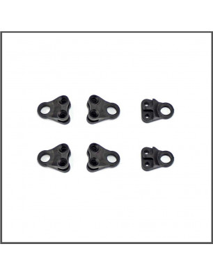 Pivot adaptors fr (2+4) F110 SF2 SPARE PARTS SERPENT