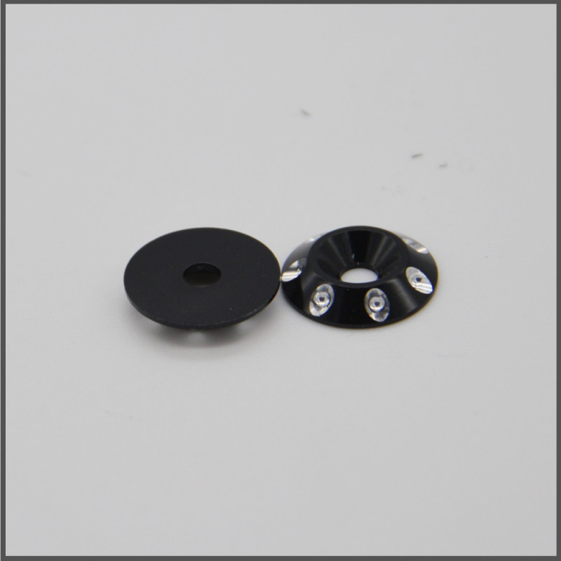 WING WASHER BLACK 1/10 SPARE PARTS BLISS