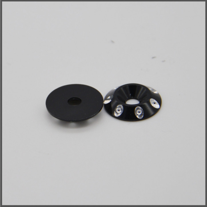 Wing washer black 1/10 (BLI260)