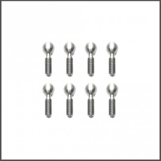 Pivot-balls 8.5mm TiN coated titanium SPARE PARTS SERPENT