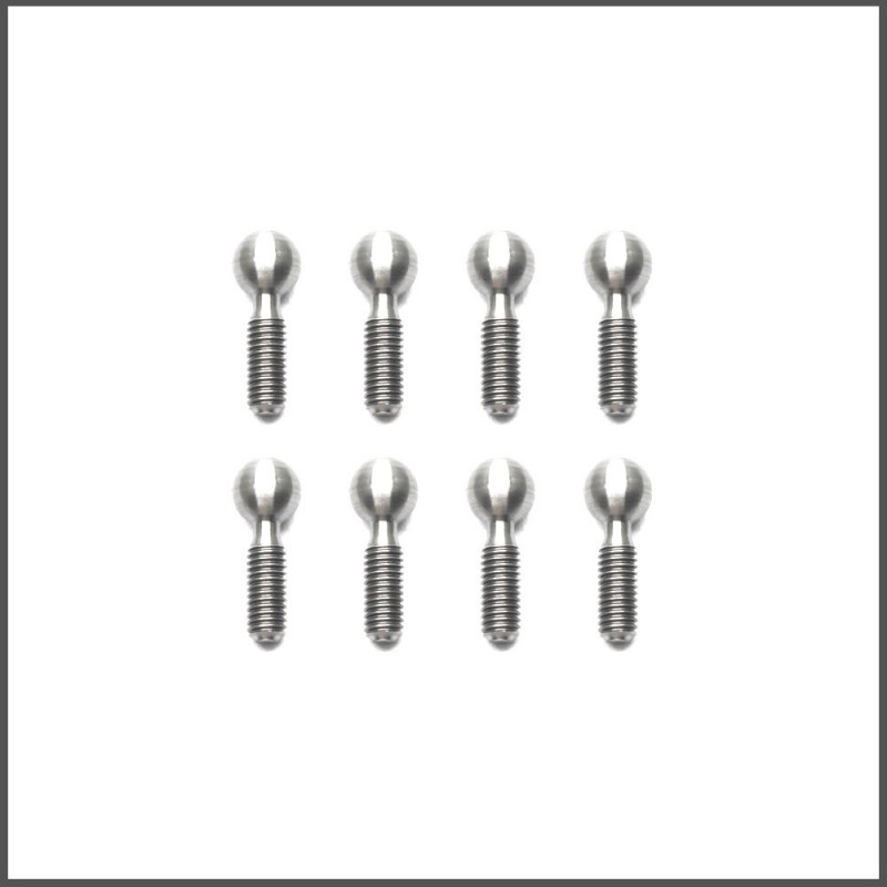 Pivot-balls 8.5mm TiN coated titanium SPARE PARTS SERPENT
