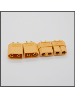 XT 60 CONNECTOR MALE/FEMALE (4 PCS) ELECTRONICS BLISS