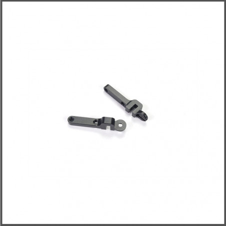 Side bearing holder (2) F110 SF4 (SER411397) (1) SPARE PARTS SERPENT