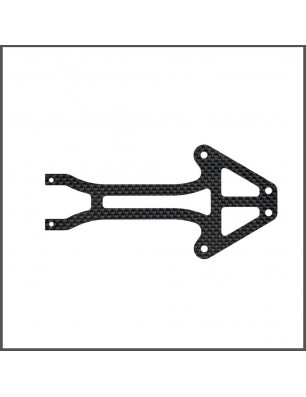 Topdeck fr carbon SRX8 GTE (SER601079) (1) SPARE PARTS SERPENT