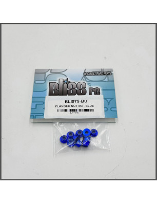 FLANGED NUT M3 BLUE SPARE PARTS BLISS