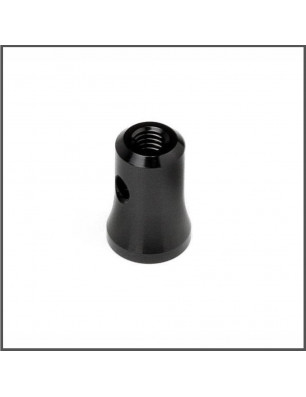 ALUMINIUM EXHAUST PIPE MOUNT V2 (BLACK) SPARE PARTS HB