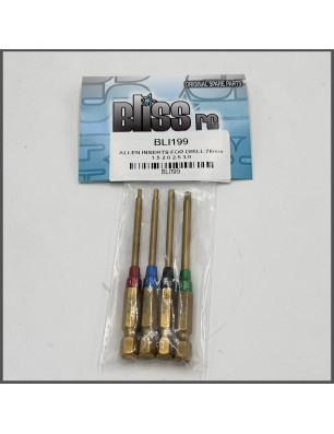 ALLEN INSERTS FOR DRILL 1.5 2.0 2.5 3.0 78mm ACCESSORIES BLISS