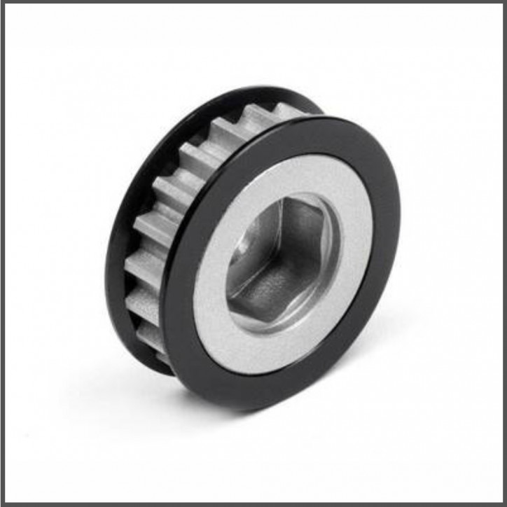 Aluminum pulley 20t (black) (HB114492)