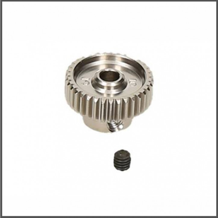 Aluminum racing pinion gear 35 tooth (64 pitch) (HB76535)