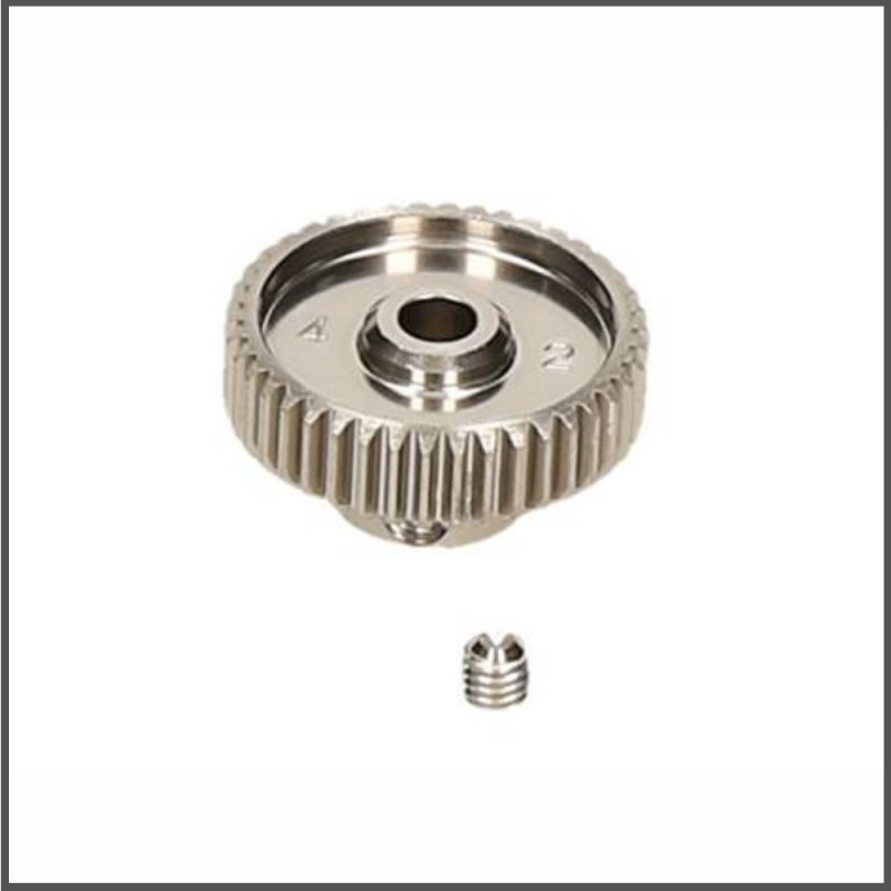 ALUMINUM RACING PINION GEAR 42 TOOTH (64 PITCH) Spare Parts HB