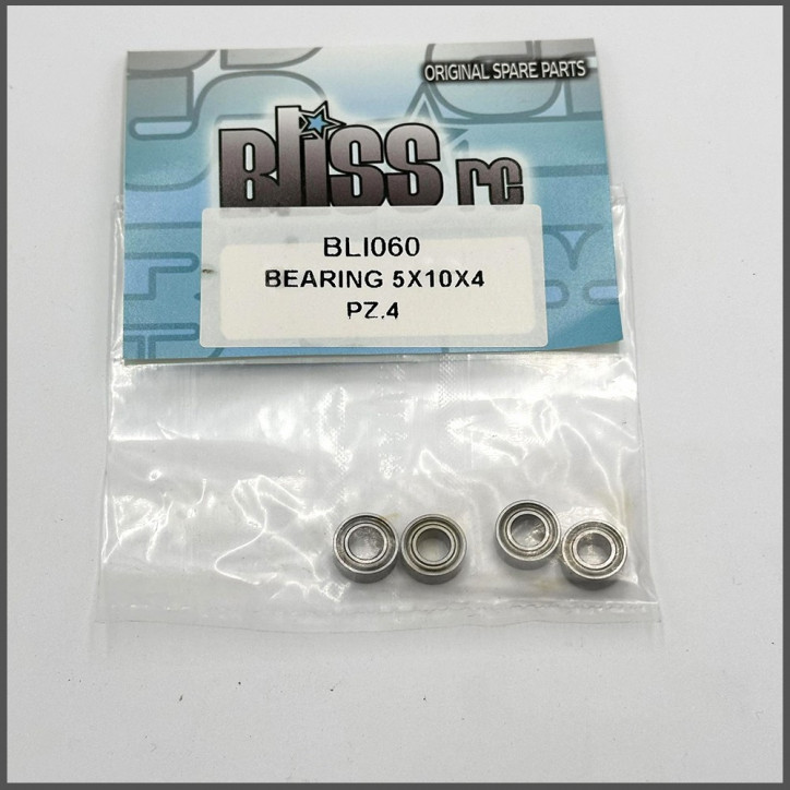 Clutchbell bearings 5x10x4 (4 pcs) (BLI060)