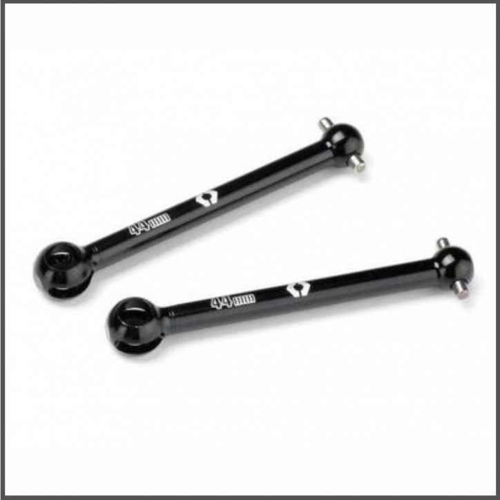 Aluminum universal driveshaft 44mm (black/2pcs) (HB114515)