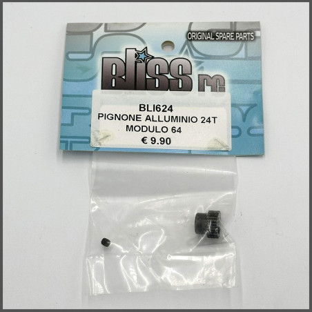 PINION GEAR 24T ALU MODULE 64 SPARE PARTS BLISS