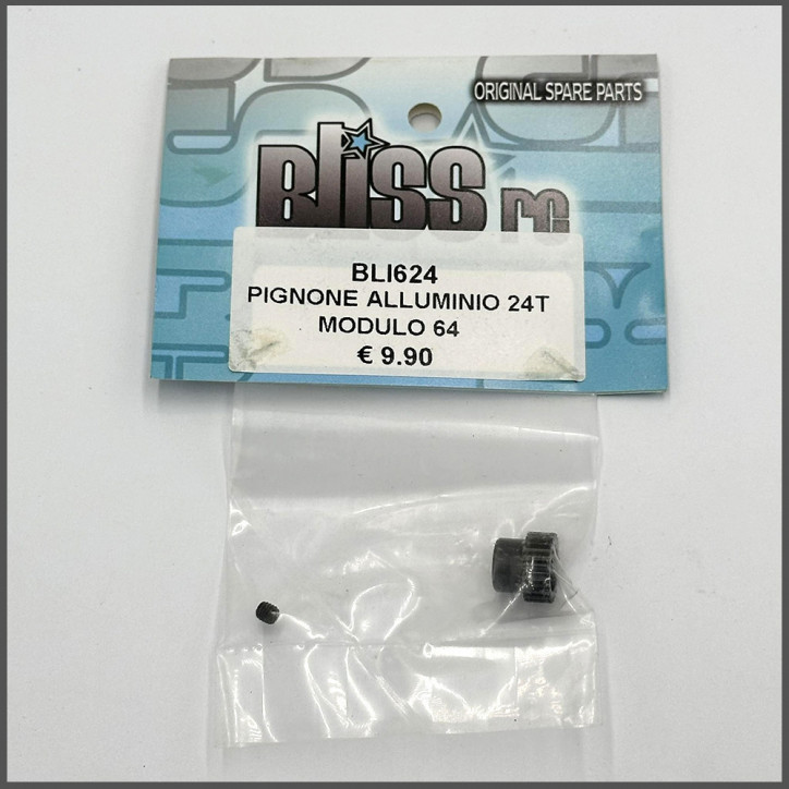 Pinion gear 24t alu  module 64 (BLI624)