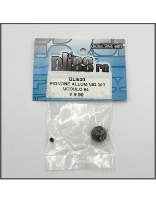 PINION GEAR 30T ALU MODULE 64 SPARE PARTS BLISS