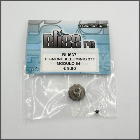 PINION GEAR 37T ALU MODULE 64 SPARE PARTS BLISS