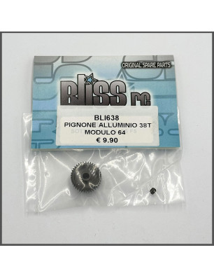 PINION GEAR 38T ALU MODULE 64 SPARE PARTS BLISS