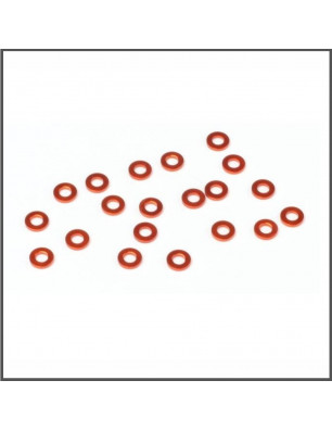 ALUMINUM WASHER 3X6X1.0MM (ORANGE/20PCS) SPARE PARTS HB