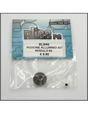 PINION GEAR 40T ALU MODULE 64 SPARE PARTS BLISS