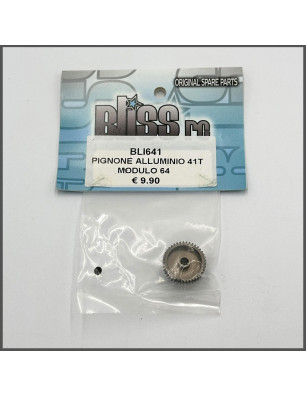 PINION GEAR 41T ALU MODULE 64 SPARE PARTS BLISS