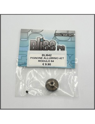 PINION GEAR 42T ALU MODULE 64 SPARE PARTS BLISS