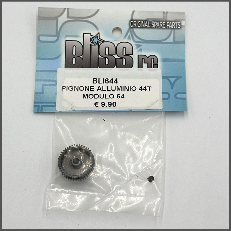 PINION GEAR 44T ALU MODULE 64 SPARE PARTS BLISS