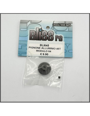 PINION GEAR 45T ALU MODULE 64 SPARE PARTS BLISS