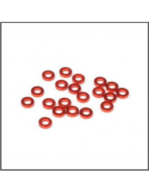 ALUMINUM WASHER 3X6X1.5MM (ORANGE/20PCS) SPARE PARTS HB