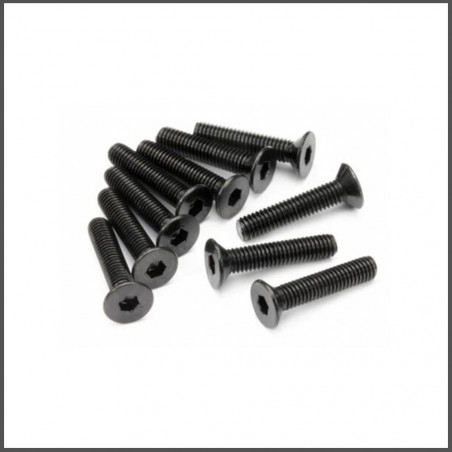 FLAT HEAD SCREW M3X15MM (HEX SOCKET/10PCS) SPARE PARTS HB