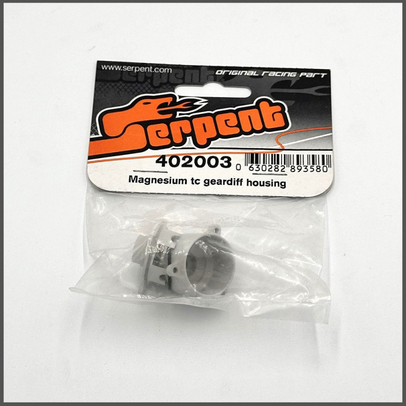 Magnesium tc geardiff housing SPARE PARTS SERPENT