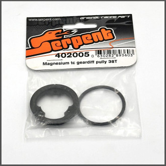 Magnesium tc geardiff pully 38T SPARE PARTS SERPENT