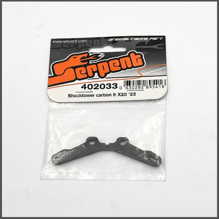 Shocktower carbon fr x20'23 (SER402033) (2) SPARE PARTS SERPENT