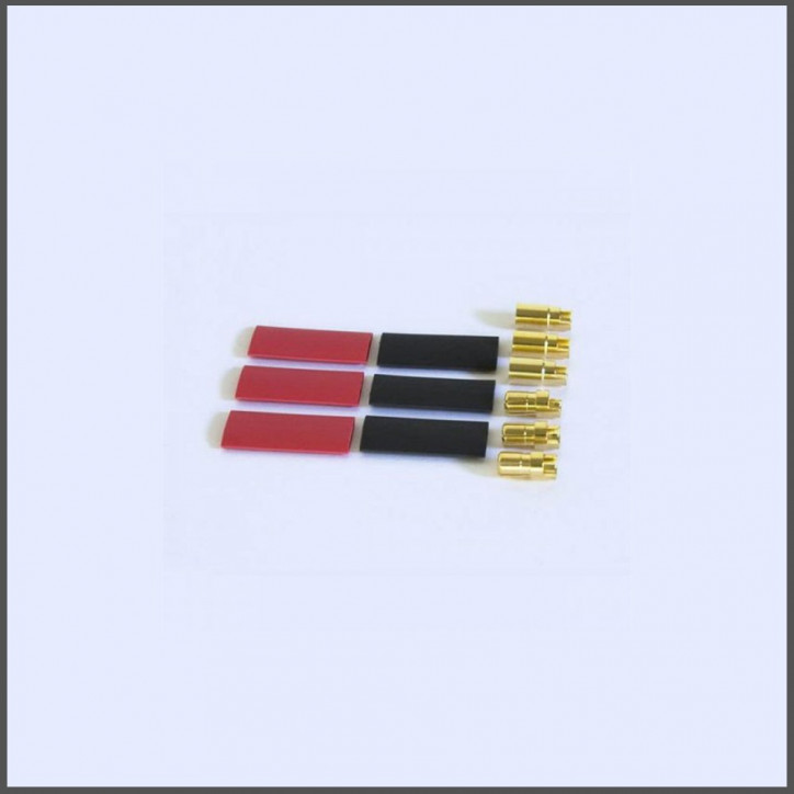 Plug 6mm gold male (ORI40015)