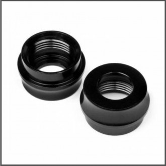 BIG BORE SHOCK BOTTOM CAP (BLACK/2PCS) SPARE PARTS HB